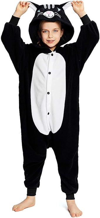 CANASOUR Kids Animal Onesie Halloween Costume Back Zipper Girls Boy Pajamas