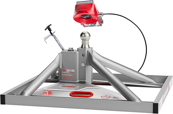 Andersen Hitches Gen 3 Ultimate 5th Wheel Connection Flatbed Toolbox Model 24000 lb GTWR 4500 lb Tongue Weight