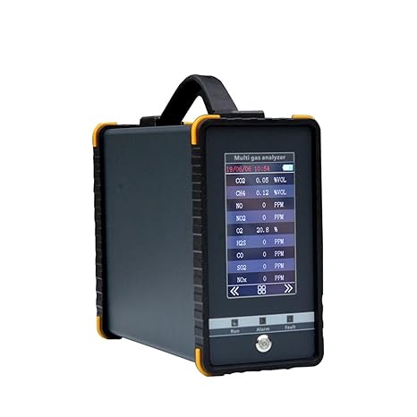 Gas Detector, S360 Pump-Suction Multi-Gas Analyzer, Green House Gases Measurement Detector Alarm(N2O:0-2000PPM)