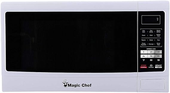 Magic Chef 1.1-Cu. Ft. 1000W Countertop Microwave Oven with Push-Button Door