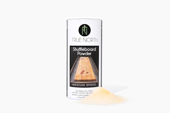 True North 2 Pack Medium Speed Shuffleboard Powder - 14oz