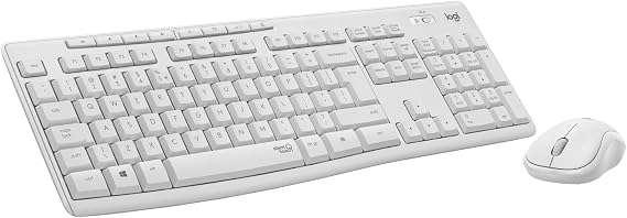logitech MK295 Silent Wireless Turkish Keyboard Mouse Set White