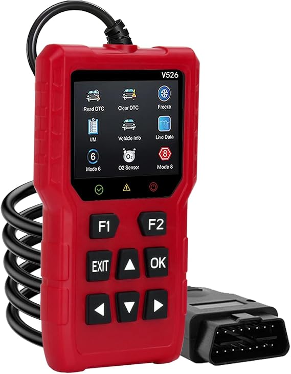 OBD2 Scanner Diagnostic Tool Engine Light Fault Code Scanner Tool Reset DTC Data Stream I/M Prep Car & Track Scan Tool for All Vehicles Since 1996