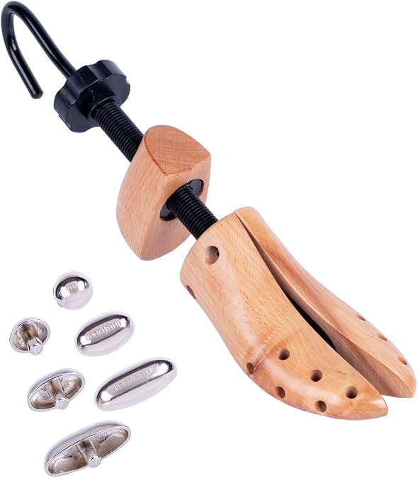 FootFitter Professional 2-Way Shoe Stretcher, Length & Width Expander