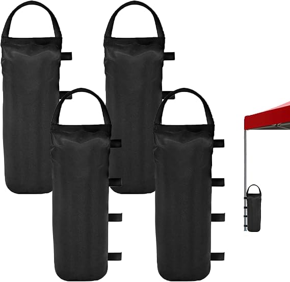 4 PcsGazebo Weights Sand Bags,Sandbag Weights Bagss,TentSandbags forGazebos