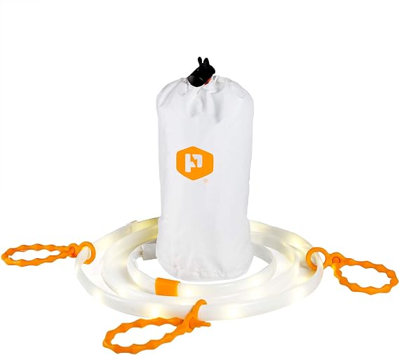 Luminoodle XL - The Original USB Powered Outdoor LED String Lights + Camping Lantern - 10 ft Submersible Lights for Hiking, Safety, Emergencies