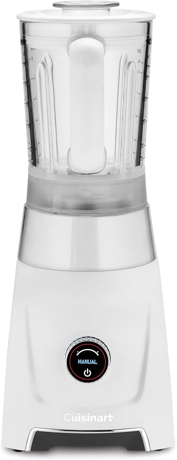 Cuisinart Hurricane 48 oz Glass Jar Digital Blender, Manual 5 Speeds, 6 Presets - Smoothie, Pulse, Milkshake, Cocktail, Ice Crush, and Clean, BL-200