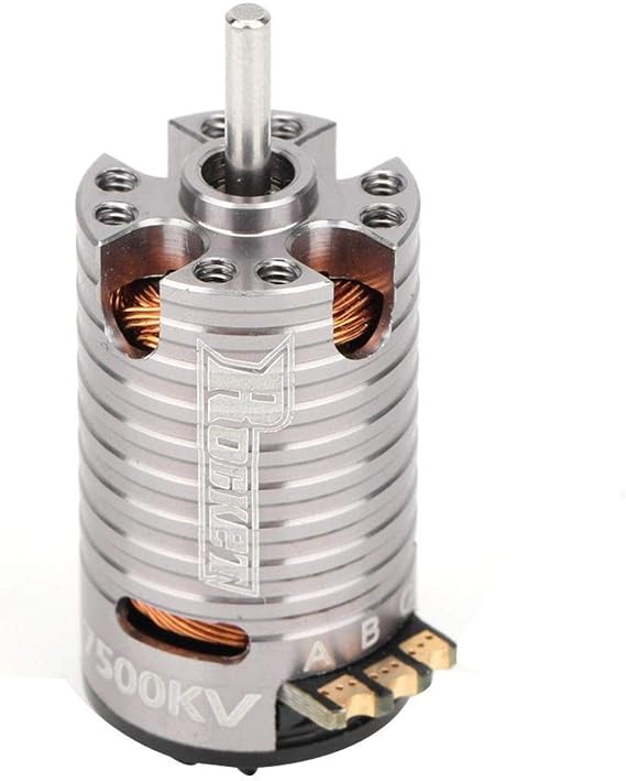 RC Motor, Rocket MINI-Z 7500KV 2Poles Brushless Motor for 1/24 1/28 RC Model Car