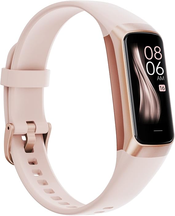 Fitness Tracker, 2026 Smart Band with Heart Rate & Blood Pressure Monitor, IP67 Waterproof Activity Tracker with Sleep Tracking & Step Counter for Men Women, Pink