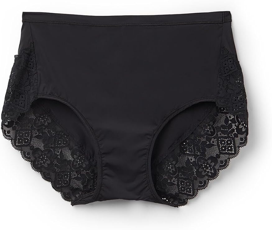 Intimissimi Microfiber and Lace High Rise Panties