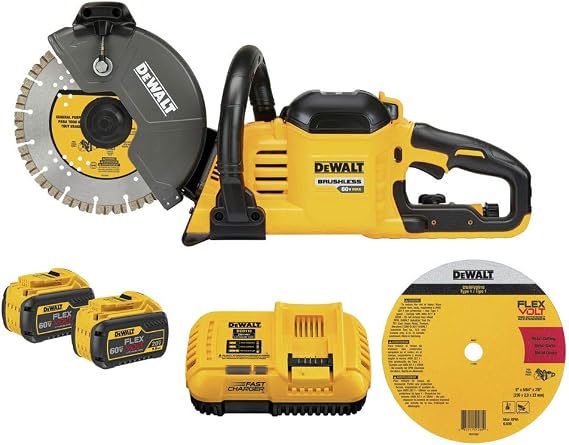 DEWALT FLEXVOLT 60V MAX* Cut-Off Saw Kit, 9-Inch (DCS690X2)