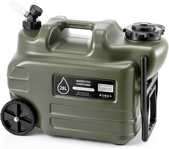 Water Container 7.4 Gallon / 28 L Portable Water Container water tank