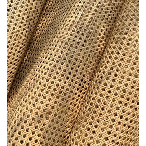 363Feet Width x 8.3 Feet Length Natural Rattan, Cane Webbing, Rattan roll, Large Size Cane Webbing roll Caning Material Fabric Sheet Origin Asia for Furniture Dresser Cabinet Chandelier Chair