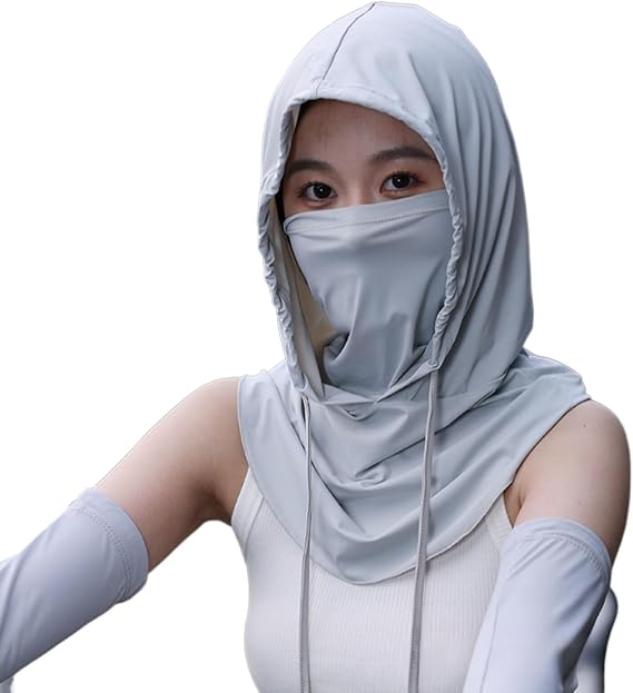 YEKEYI Balaclava Mask Sun UV Protection Balaclava Face Cover Hood Breathable Full Head Mask Cycling Skiing Fishing Hat