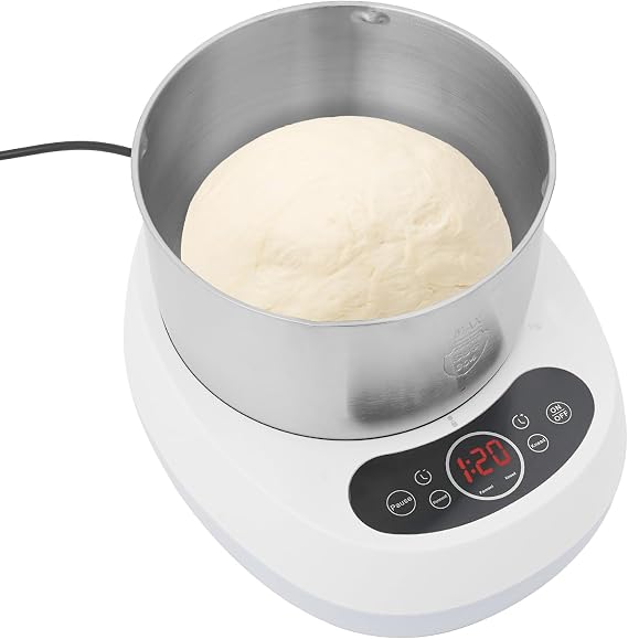 Electric dough machine, household bread machine Kitchen dough kneader, stainless steel bowl, face up touch screen