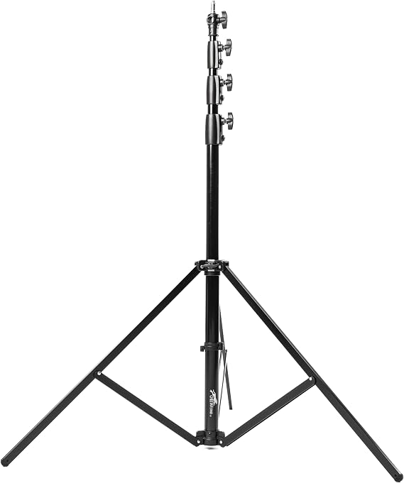 Cheetah Stand C12 Lightstand - 12 Ft Light Stand with Automatic Open & Closing Legs - 15lbs Max Weight