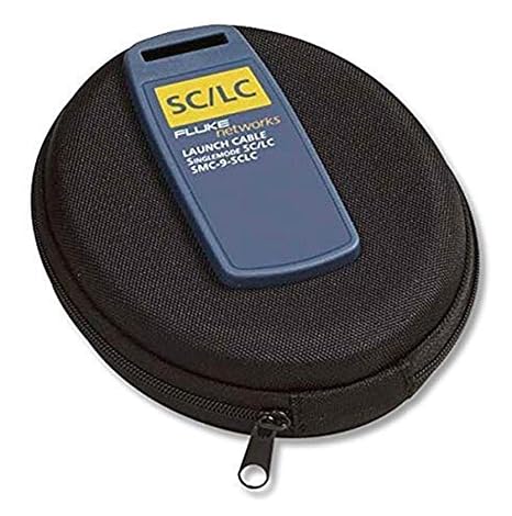Fluke Networks SMC-9-SCE2KAPC Singlemode Launch/Tail Cable, for Testing 9 m E2K APC Connections