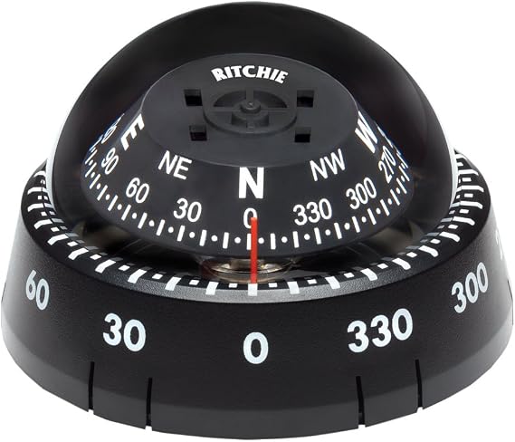 Ritchie Xp-99 Kayaker Surface Mount Compass Black