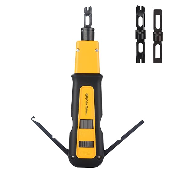 Cable Matters Punch Down Tool with 110 & 66 Blade for Cat 8/7/6A/6/5e