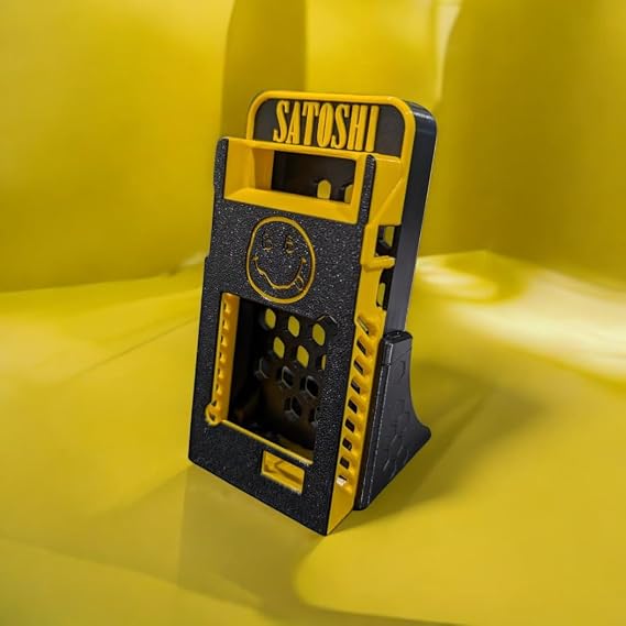 Bitaxe Stand - Case and Stand for Fully Open Source Bitcoin Miner Bitaxe | Custom Lightning Store Art | Fits Bitaxe Supra 401