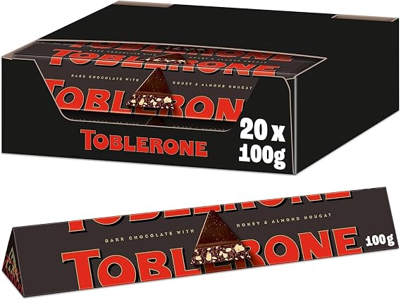 Toblerone Dark 100g (Box of 20)
