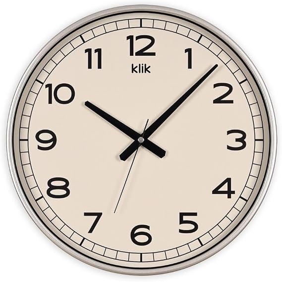 Digithome Vien Minimalist Duvar Saati 37,5 cm Kahve K-VIEN-KAHVE