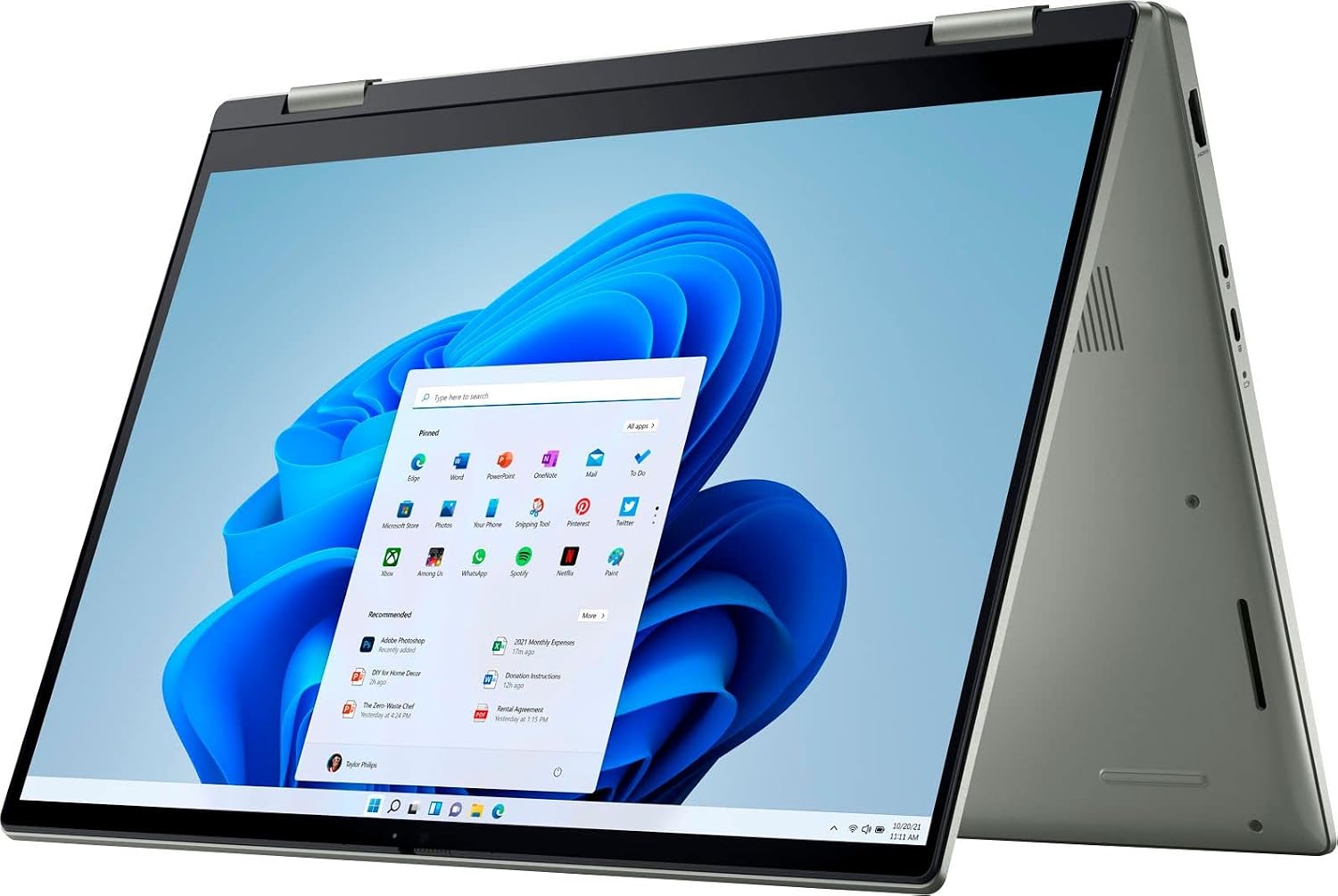 Dell Inspiron 7425 14 1920x1200 Touchscreen 2-in-1 Laptop 2023 New ~ AMD 8-Core Ryzen 7 5825U Processor ~ Fingerprint ~ WiFi 6~12GB DDR4 Memery ~ 512GB SSD Storage ~ Win10 Pro ~ WWC 32GB USB