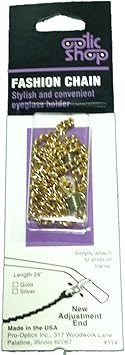 Fashion Chain Eyeglass Holder (Gold)
