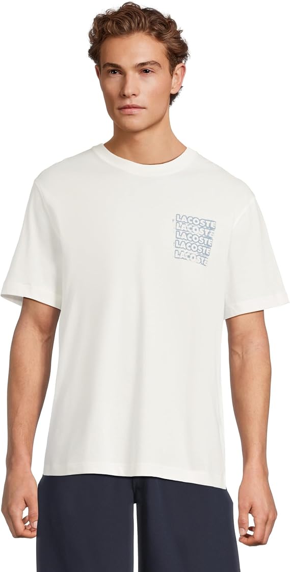 Lacoste Men's Cotton Jersey Graphic T-Shirt