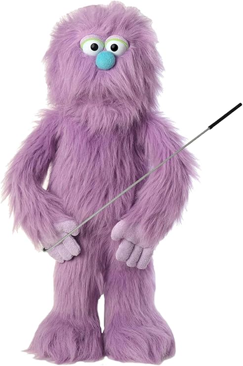 30" Purple Monster Puppet Full Body Ventriloquist Style Puppet