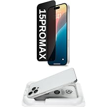 [KOLAY KURULUM] for Apple iPhone 15PROMAX ile uyumlu Hayalet Extra HD Premium Safir Cam Ekran Koruyucu