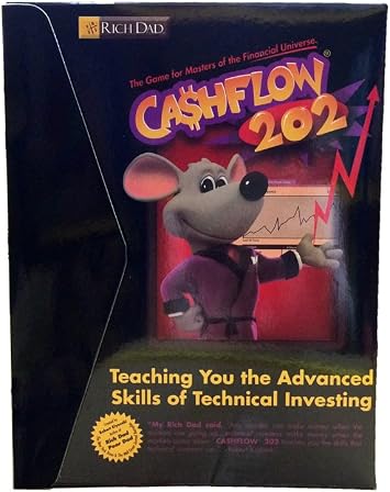 Cashflow 202 Investment Finance Family Board Game by Rich Dad Poor Dad Robert Kiyosaki - Advance Business & Investing Game, More Beyond The Basics of Personal Finance