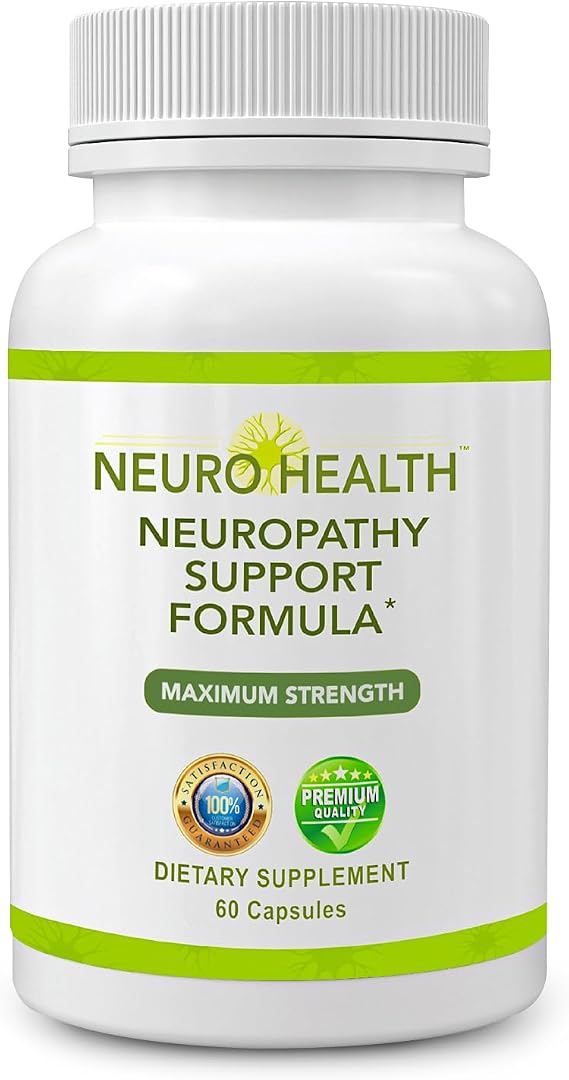 Neuro Health Nerve Support Formula for Neuropathy - Your Nerve Savior Supplement with B Vitamins and Alpha Lipoic Acid - Rapid Absorption for Nerve Discomfort Relief - 60 Capsules