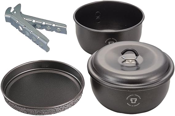 Trangia Tundra 3 Mini Non Stick Camping Cook Pot Set