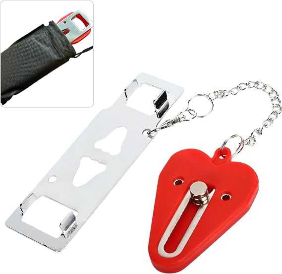 Portable Door Lock for Enhanced Security Easy-to-Use, Travel-Friendly Device to Secure Doors Anywhere. Ideal for Hotels, Apartments, and Rentals for Added Peace of Mind