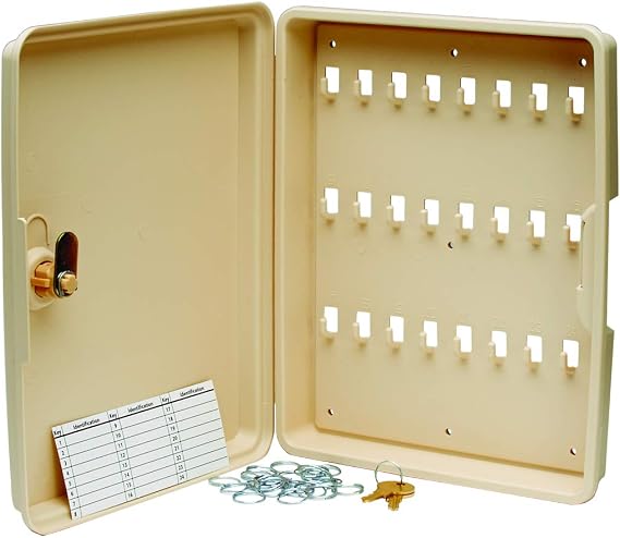2GO Key Cabinet Plastic 8.5" x 10.5" x 1.75"