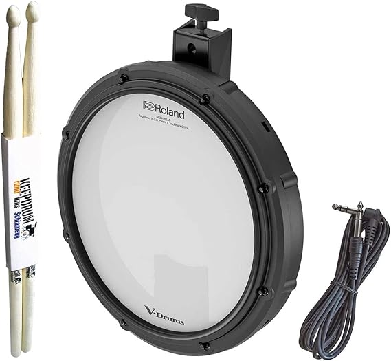 Roland PDX-12 V-Pad 12 Inch for Snare and Toms + Keepdrum Drumsticks