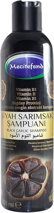 Mecitefendi Siyah Sarımsak Şampuanı, 250 Ml