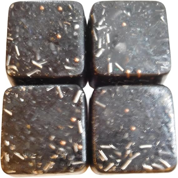 4 Mini Cube Tower Busters Carbon Black Orgone Many Beautiful Ingredients!