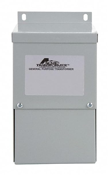 Acme Electric T181047 Buck-Boost Transformer, Single Phase, 120 x 240 Primary Volts - 12/24 Secondary Volts, 50 VA