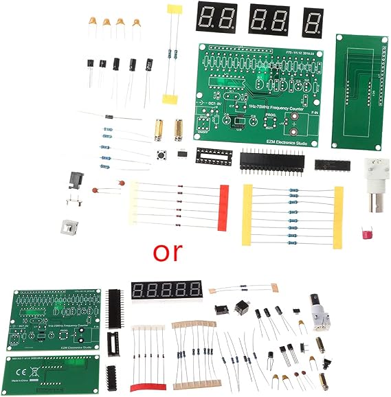 1Hz-75MHz Frequency Counter 7V-9V 50mA DIY Kit Cymometer Module Tester Meter