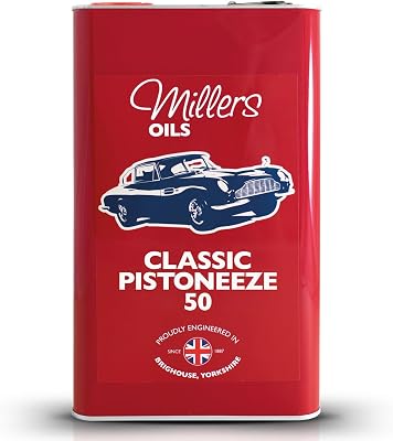 Classic Pistoneeze P50 Low Detergent SAE 50 Motor Oil, 5 liters