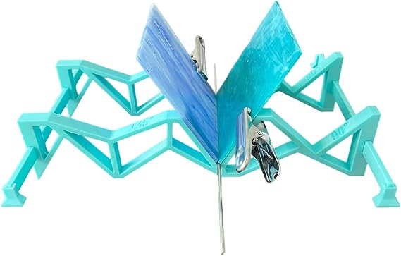 SPANSEE Stained Glass Angle Tool, Stained Glass Supplies, Stained Glass Tools, Stained Glass Angle Soldering Jig, Stained Glass 3D Angle Wedge Tool 60,72,90,108,120,135