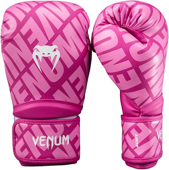 Venum Contender 1.5 XT 3D Boxing Gloves - Candy Pink-White 14-Ounce