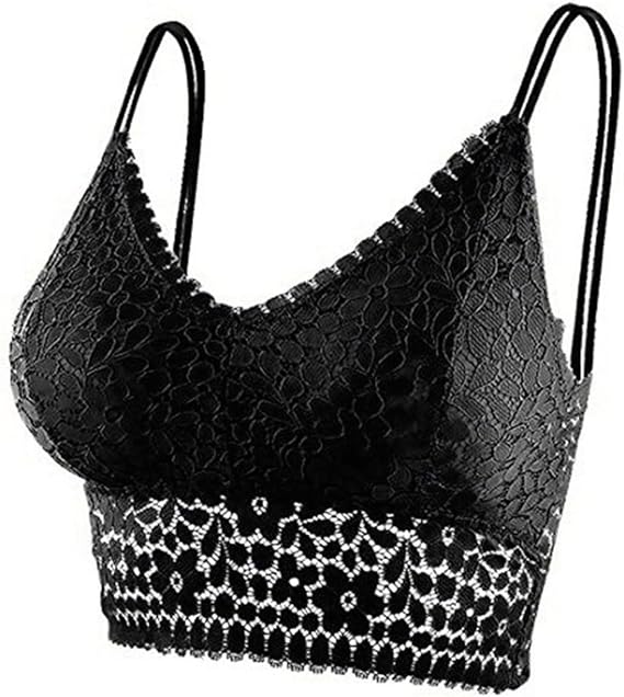 Strapless Bra for Plus Size Women Lace Bra Camisole Bralette Bandeau Bra Lace Top Women Girls Sports Dail Favo Neck Bra