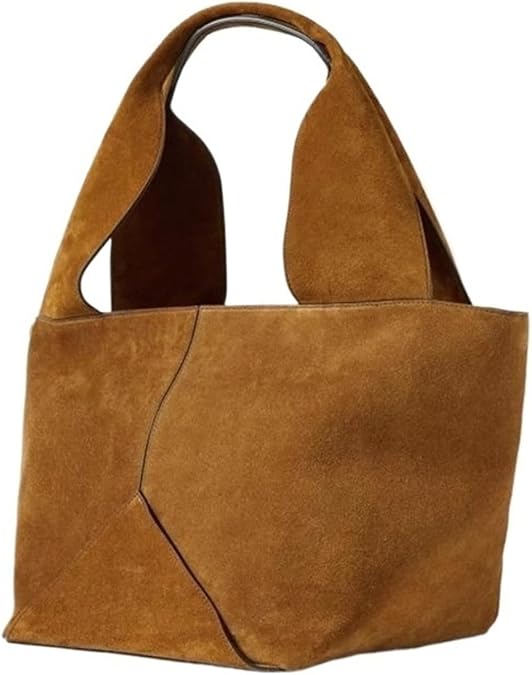 Suede Bucket Bag Women's Shoulder Bag Shoppers Large Capacity Handbag Fashion Casual Versatile Crossbody Bag For Women