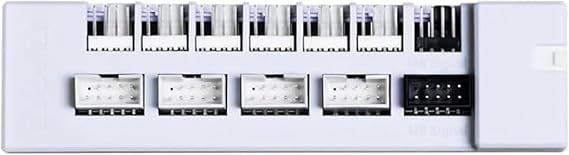 Lian Li Evrensel USB ve PWM Fan Hub, 4 USB Başlıklı Fan Kontrol Cihazı - 6 Fan Bağlantı Noktası - Manyetik Montaj - 5V/4PIN - PSU/Anakart Evrensel Kılıf Uyumluluğu - Beyaz (EG-HUB01W)