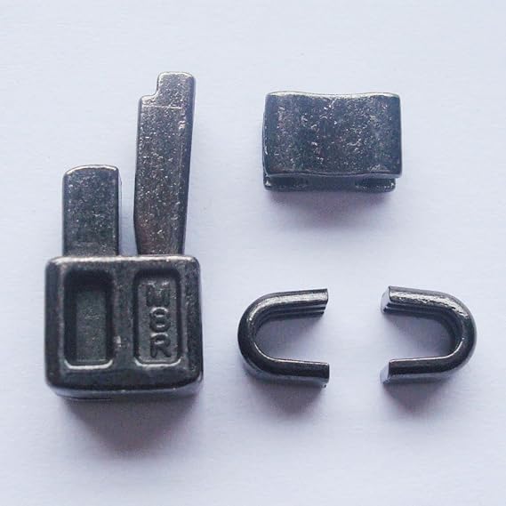 SICODA 2 Sets Gunmetal #8 Metal Zipper Repair Kit