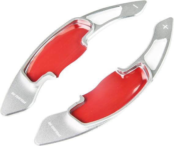 Aluminum Alloy Steering Wheel Paddle Shifter Silver Compatible with Honda Civic Odyssey SPIRIOR Accord Crown Road URV CRV Hybrid Acura CDX MDX RDX ILX TLX