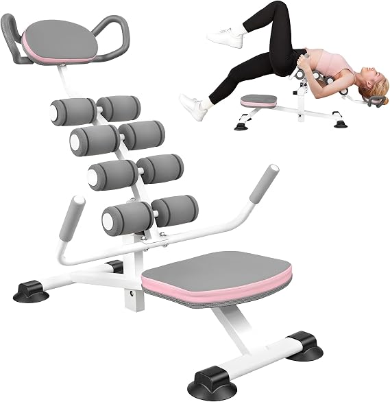 Mini Inversion Table Back Stretcher for Spine Decompression, Lumbar Stretch Bench with Adjustable Foot Positioning, Foam Roller Support, Ergonomic Back Support for Home Use